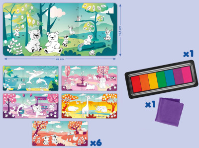 Maped Creativ my first Kit de tampon à doigts, 8 pièces