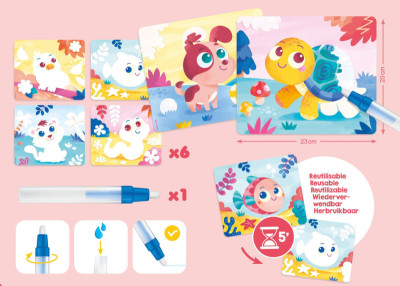 Maped Creativ my first Kit stylo à eau MAGIC COLOR, 7 pièces