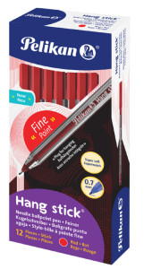 Pelikan Stylo à bille Hang Stick, 0,7 mm, rouge