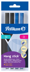 Pelikan Stylo à bille Hang Stick, 0,7 mm, sachet de 10