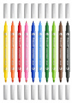 Pelikan Feutre double colorella duo, étui carton de 10 Pelikan Feutre double colorella duo, étui carton de 10