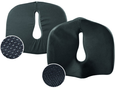 LogiLink Coussin orthopédique pour le coccyx, noir