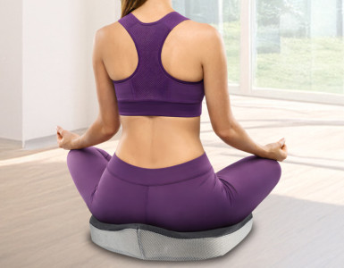 LogiLink Coussin orthopédique pour le coccyx, noir