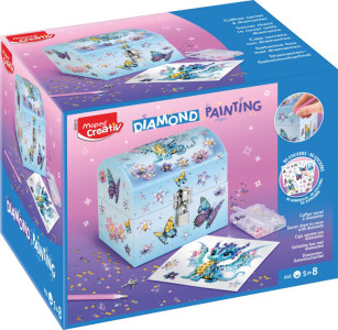 Maped Creativ Coffret à bijoux DIAMOND PAINTING, carton