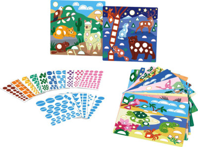 Maped Creativ Kit gommettes ANIMAUX DU MONDE, maxi