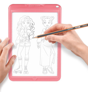 Maped Creativ Table à dessin LED AVATAR FASHION BFF, rose