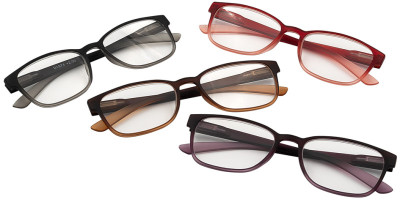 WEDO Lunettes de lecture FLOOW, extra plat, présentoir de 24