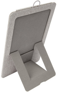 sigel Porte-menu à pince, A4, gris foncé / beige