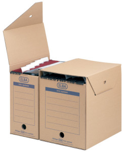 Restposten: ELBA Hängemappen-Archiv tric System maxi, braun