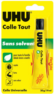 UHU Colle Tout FlexTube, sans solvant, 20 g, blister