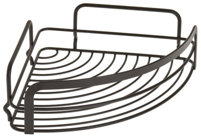 metaltex Étagère d'angle Origin LAVA, 1 niveau, noir