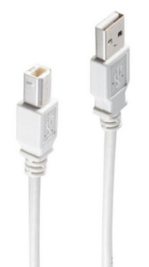 shiverpeaks USB 2.0 Kabel, A-Stecker - B-Stecker, 0,25 m