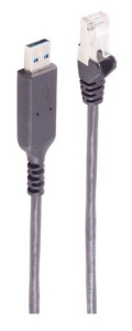 shiverpeaks USB 3.2 LAN Adapterkabel, USB-A - RJ45 Stecker