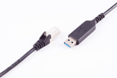 shiverpeaks USB 3.2 LAN Adapterkabel, USB-A - RJ45 Stecker