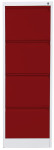 phoenix Aktenschrank FC1002GRK, 2 Schubladen, hellgrau/rot phoenix Aktenschrank FC1002GRK, 2 Schubladen, hellgrau/rot