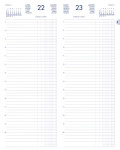 LECAS Agenda journalier Long Euros Cents, 2027, noir