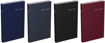 LECAS Agenda Carré 1 jour Travers 140 x 220 mm, 2027,assorti