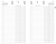 LECAS Agenda de La Banque Large 2027, 180 x 290 mm,2 volumes