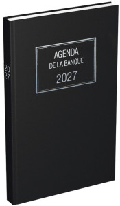 LECAS Agenda de La Banque Large 2027, 180 x 290 mm,2 volumes