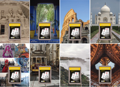LECAS Calendrier éphéméride mural World, bloc comique, 2027