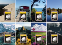 LECAS Calendrier éphéméride mural Paysage, bloc comique,2027