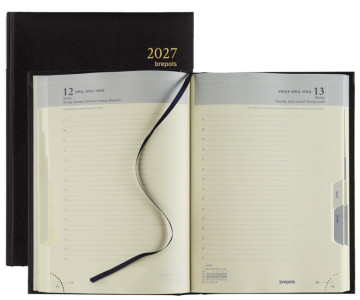 brepols Agenda journalier Euro 0.224, 2027, noir