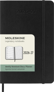 MOLESKINE Taschenkalender 2026/2027, 18 Monate, P/A6,schwarz