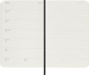 MOLESKINE Taschenkalender 2026/2027, 18 Monate, P/A6,schwarz