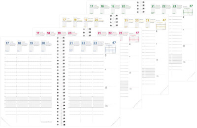 QUO VADIS Agenda Time & Life Pocket, 2027, bleu irisé