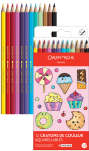CARAN D'ACHE Crayons de couleur SWISSCOLOR KAWAII Candy