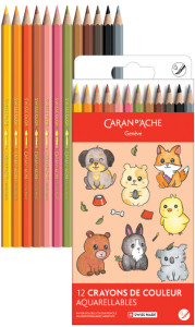 CARAN D'ACHE Crayons de couleur SWISSCOLOR KAWAII Swiss