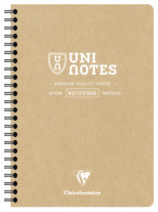 Clairefontaine Spiralbuch UNI NOTES, DIN A5, kariert