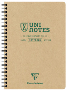 Clairefontaine Spiralbuch UNI NOTES, DIN A5, kariert