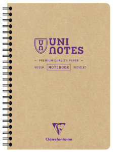 Clairefontaine Spiralbuch UNI NOTES, DIN A5, kariert