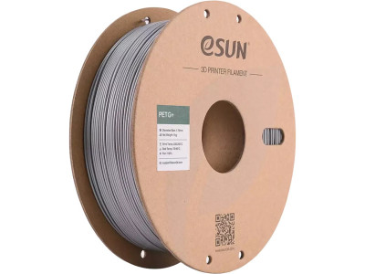 Esun PETG+ 1,75mm SILVER 1KG PAPER ROLL ESUN 3D FILAMENT