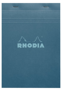 RHODIA Bloc agrafé No. 16, A5, quadrillé 5x5, paon