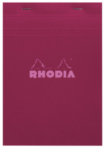 RHODIA Bloc agrafé No. 16, A5, quadrillé 5x5, paon