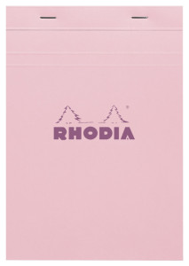 RHODIA Bloc agrafé No. 16, A5, quadrillé 5x5, paon