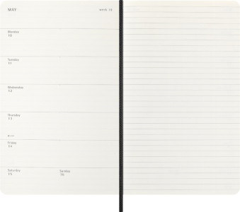 MOLESKINE Buchkalender 2026/2027, 18 Monate, L/A5, blau