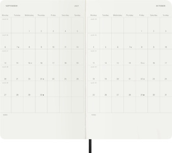 MOLESKINE Buchkalender 2026/2027, 18 Monate, L/A5, blau