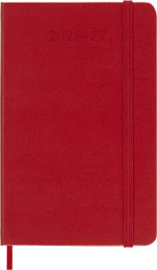 MOLESKINE Taschenkalender 2026/2027, 18 Monate, P/A6,hellrot