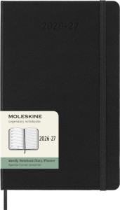 MOLESKINE Buchkalender 2026/2027, 18 Monate, L/A5, hellrot