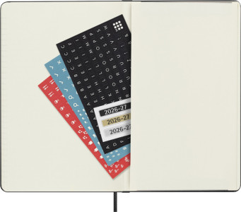 MOLESKINE Buchkalender 2026/2027, 18 Monate, L/A5, hellrot