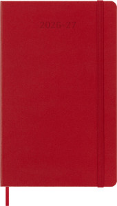 MOLESKINE Buchkalender 2026/2027, 18 Monate, L/A5, hellrot