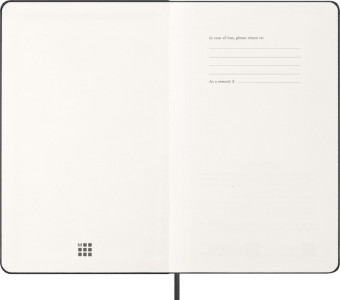 MOLESKINE Buchkalender 2027, Wochen, L/A5, Hardcover,schwarz