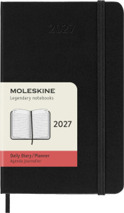 MOLESKINE Taschenkalender 2027, Tage,  P/A6,Hardcvoer, blau