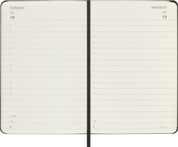 MOLESKINE Taschenkalender 2027, Tage,  P/A6,Hardcvoer, blau