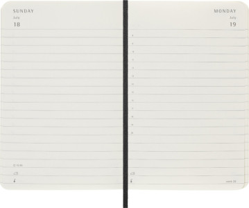 MOLESKINE Taschenkalender 2027, Tage, P/A6, Softcover, blau