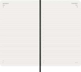 MOLESKINE Buchkalender 2027, Tage, L/A5, Softcover, blau
