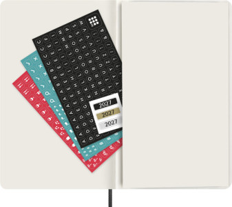 MOLESKINE Buchkalender 2027, Tage, L/A5, Softcover, blau